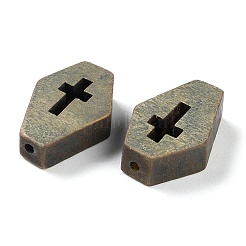 Печатные деревянные бусины&nbsp;WOOD-Z002-15D