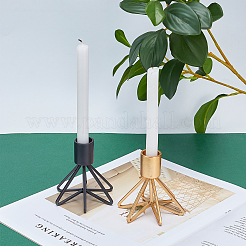 2 шт. 2 цвета железный подсвечник AJEW-GF0002-62