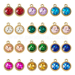 24шт 12 цвета стеклянные подвески k5&nbsp;FIND-TA0007-92KCG