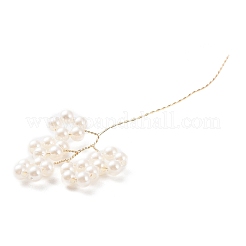 Подвеска из бисера из искусственного жемчуга ABS GLAA-K060-04G