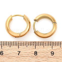 Orecchini a cerchio in acciaio chirurgico 316 per donna&nbsp;EJEW-G429-01A-G