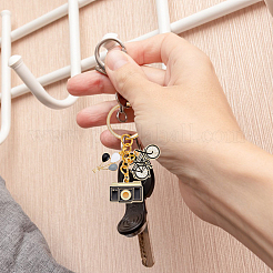 5 шт. эмалированный брелок-подвеска в виде воздушного шара/камеры/велосипеда KEYC-NB0001-62