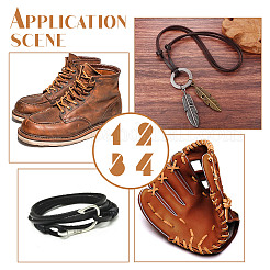 Плоский кожаный шнур для украшений WL-GF0001-07C-02