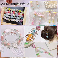 600 шт. 24-цветные потрескавшиеся бусины из искусственного нефрита&nbsp;DGLA-PH0001-16