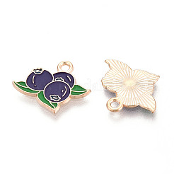 Подвески с эмалью из фруктового сплава&nbsp;ENAM-T022-32F