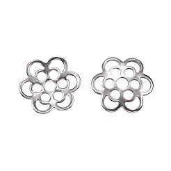 Capuchons de perles en acier inoxydable 304 résistant au ternissement&nbsp;STAS-F040-22-P