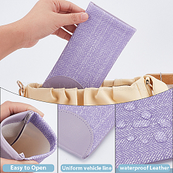 1 шт. прямоугольный футляр для очков из ПВХ&nbsp;AJEW-CN0005-83B