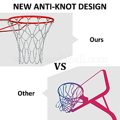 Filet de basket-ball en acier inoxydable 201&nbsp;AJEW-WH0709-338B