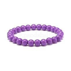 Bracciali elasticizzati con perline acriliche&nbsp;BJEW-JB07783