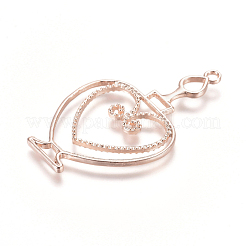 Сплав открытая задняя рамка большие подвески PALLOY-E575-02RG