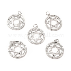 Латунные микро проложить кубического циркония подвески&nbsp;KK-E068-VB428