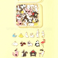 60шт 15 стиля подвески из сплава с эмалью&nbsp;FIND-FS0002-77