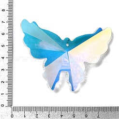 Гальванизированные стеклянные большие подвески&nbsp;GLAA-G122-04B