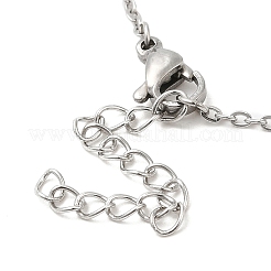 Collana con ciondolo in acciaio inossidabile 306 anti-ossidazione per donna&nbsp;LS-NJEW-Q772-01P-05