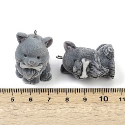 Кулоны из флокированной смолы&nbsp;FIND-A052-07D