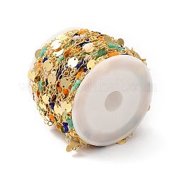 Латунные плоские круглозвенные цепи ручной работы CHC-M024-28G