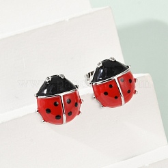 Латунь серьги EJEW-C134-02P