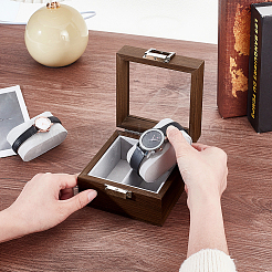 Cajas de madera para embalaje de relojes&nbsp;OBOX-WH0001-10