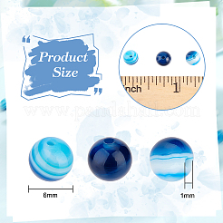 2 нитка натуральных агатовых бусин G-OC0002-31