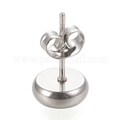 Серьги-гвоздики из нержавеющей стали 304&nbsp;STAS-K202-05B-P