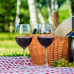 24шт акриловые подвески для бокалов AJEW-FG0003-46D