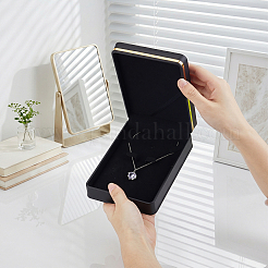 Coffrets cadeaux à rabat en simili cuir uni&nbsp;CON-WH0095-238B-02
