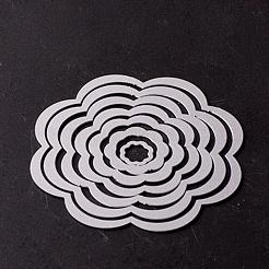 Fleur cadre métal coupe Matrice de découpe pochoirs&nbsp;DIY-WH0017-19