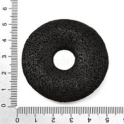 Природный диск из вулканического камня большие подвески&nbsp;G-M203-04-01