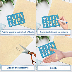 Plantilla de trabajo hecho a mano de pendiente de acrílico&nbsp;DIY-WH0359-039