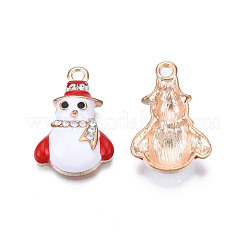 Noël pendentifs émail en alliage&nbsp;ENAM-Q442-44
