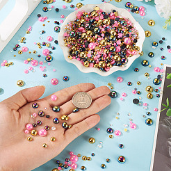 Полукруглые кабошоны из абс-пластика FIND-TAC0038-08C