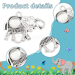 40 шт. подвеска в тибетском стиле из сплава с кабошонами в 2 стилях&nbsp;FIND-PH0004-86