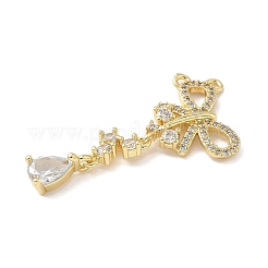 Латунные микро проложить кубического циркония подвески&nbsp;KK-L239-027G