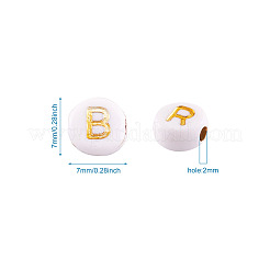 Металлизация акриловых бусин&nbsp;PACR-CW0001-01