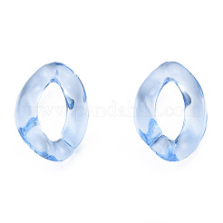 Transparentem Acryl Verknüpfung Ringe&nbsp;LS-OACR-S036-001A-J02