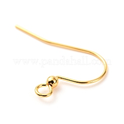 Ganci di orecchini in ottone&nbsp;KK-F824-014G