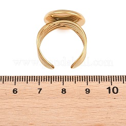 304ステンレス鋼オープンカフリング部品  ラウンドベゼルカップリングセッティング  イオンプレーティング（ip）  ゴールドカラー  12.5mm  19mm  トレイのサイズ：16mm&nbsp;STAS-F366-06E-G