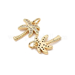 Pendentifs en laiton Shegrace avec micro-pavé de zircone cubique transparente&nbsp;X-XGRQ2C285-409G