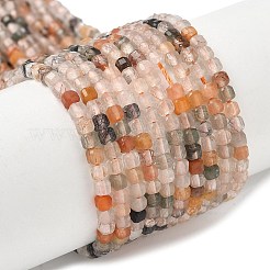 Природный агат бисер нитей&nbsp;G-D306-B02-2x2mm