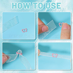 110 шт. 11-цветные пряжки-регуляторы из сплава с тремя скользящими фиксаторами&nbsp;FIND-GL0001-98