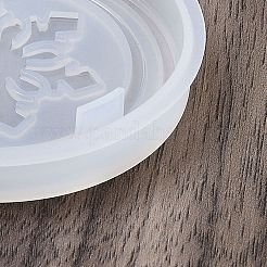 Moules en silicone pour décoration de pendentif de la série Noël&nbsp;DIY-M057-03C