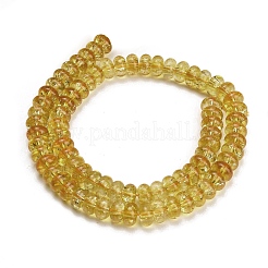 Colliers de perles de verre teintées imitant les pierres précieuses&nbsp;GL-Z001-03A-01