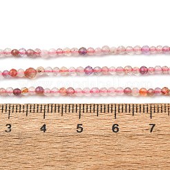 Натуральные кварцевые бусины супер семь нитей&nbsp;G-A276-C06-2mm