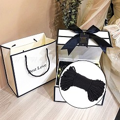 Cordons en polyester à 3 épaisseur&nbsp;OCOR-WH0030-90C