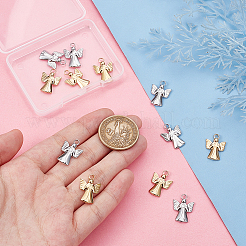 12 шт. 2-цветное ионное покрытие (IP) из нержавеющей стали 304 подвески STAS-UN0060-94