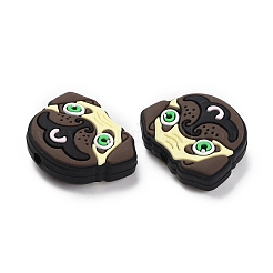 Силиконовые бусины&nbsp;SIL-WH0010-11K-23