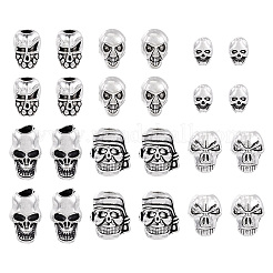 28шт 7 стиля бусины из сплава в тибетском стиле&nbsp;TIBEB-TA0001-30