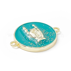 Латунная эмалированная подвеска для разъема стойки&nbsp;KK-B065-24G-04