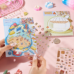 Pegatinas de plástico para mascotas&nbsp;DIY-TA0015-80G