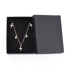Bracelets en laiton à breloques en zircon cubique transparent micro pave&nbsp;BJEW-JB05253-01